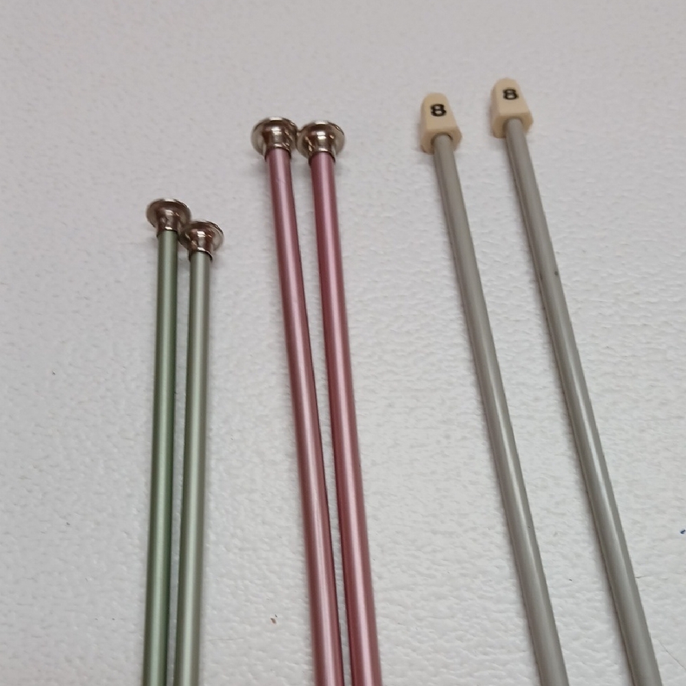 Buy 2 Sets Get 3rd Set Free!!! Knitting Needles Set - Sizes 8 & 10